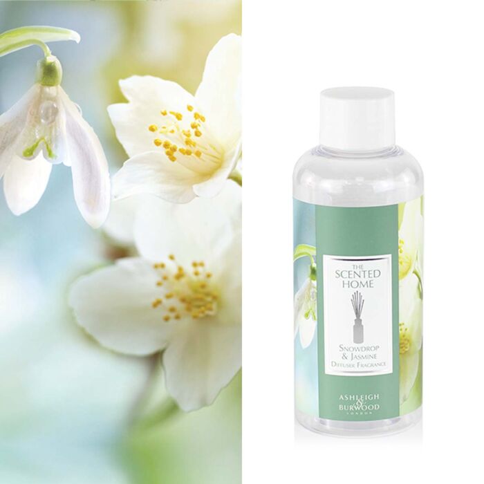 Ashleigh & Burwood Reed Diffuser Refill - Snowdrop & Jasmine